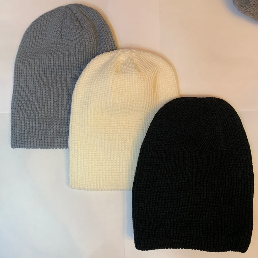 Three Coloured Beanies